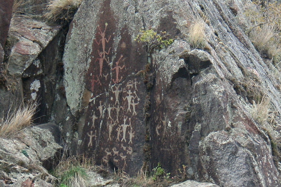 Native American pictographs